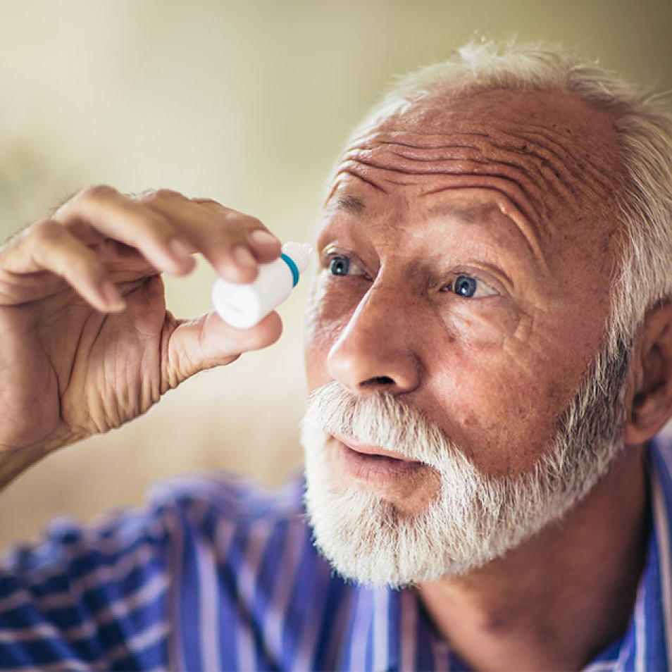 Melanin - a form of sunscreen in our skin that’s also in our eyes - provides some protection from blue light. But by age 65, about half the melanin in the eye is gone.